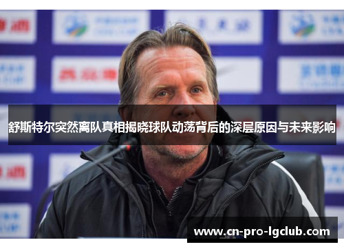 舒斯特尔突然离队真相揭晓球队动荡背后的深层原因与未来影响